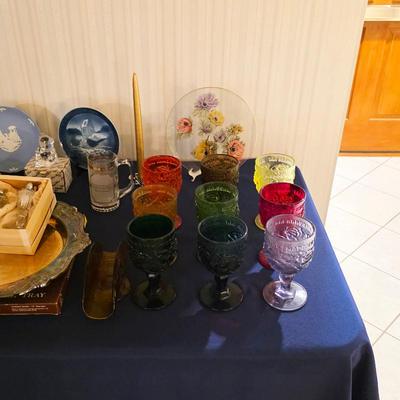 Sale Photo Thumbnail #70: Vintage Madonna Inn Wild Rose water goblets