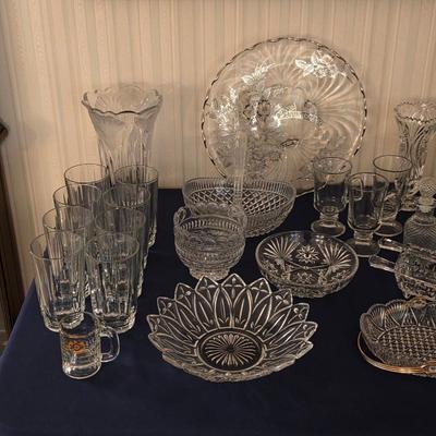 Sale Photo Thumbnail #64: Vintage crystal and glass