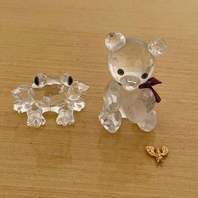 HKF220 - Swarovski Mini Collectibles - Kris Bear Honeypot & Prince Frog