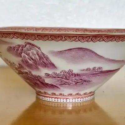 HKF316- 20th Century Delicate Chinese Eggshell Porcelain Bowl 