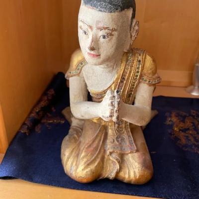 HKF034 - Gilded Sitting Monk
