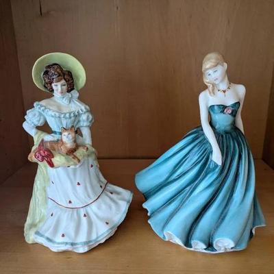 HKF140- Royal Doulton Figurines "Jane" And "Sarah"