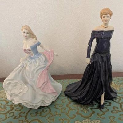 HKF027- Royal Doulton Figurines “Princess Diana” and “The Dancer”