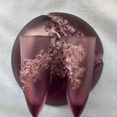 HKF282 Tittot Glass Double Calle Wall Sconce