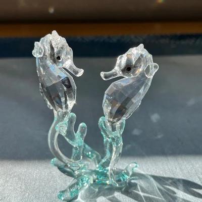 HKF362- Swarovski Crystal Collectible “Seahorses” 
