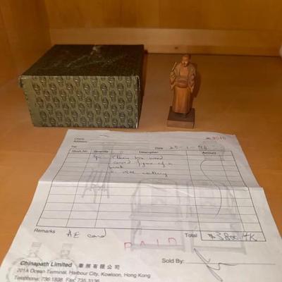 HKF039 Antique Chinese Wood Carving 