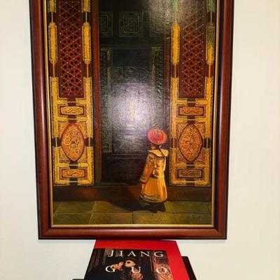 HKF024 Replica Painting of "Palace Entrance" with Accompanying Book