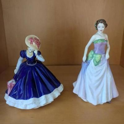 HKF132- Royal Doulton Figurines "Mary" And "Jessica"
