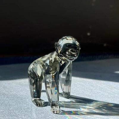 HKF344- Swarovski Crystal Collectibles, “ Swarovski Gorilla Club” 