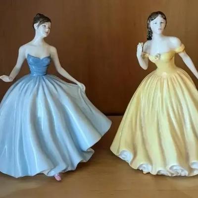 HKF050- Royal Doulton Figurines – “Sweet Innocence” and “Elizabeth”
