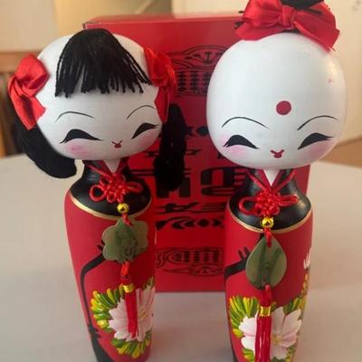 HKF271 - Handmade Traditional Chinese Fuwa Dolls 