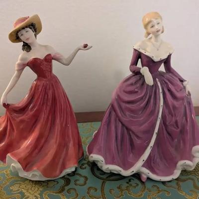 HKF031- Signed Royal Doulton “Christensen” and “Bell” Figurines