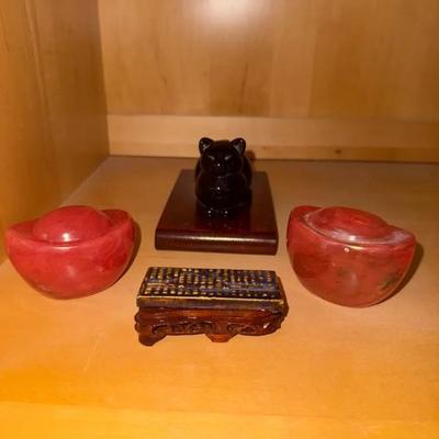 HKF081 Decorative Cat, Paperweights, and Decorative Abacus