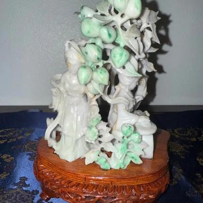 HKF320 Intricate Chinese Hand Carved Jade