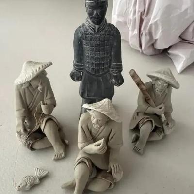 HKF068 - Chinese Mudmen Clay figures & Terracotta Warrior