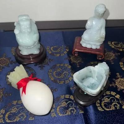 HKF328 Hand Carved Chinese and Korean Jade