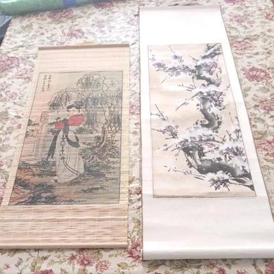 HKF339 Traditional Asian Hanging Scroll Paintings