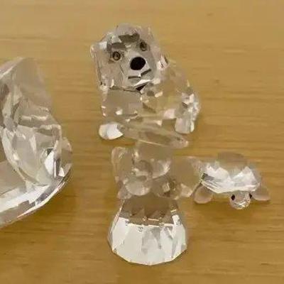 HKF333 - Swarovski Crystal Collectibles - "Swan", "Turtles" , "St. Bernard", "Angel" 