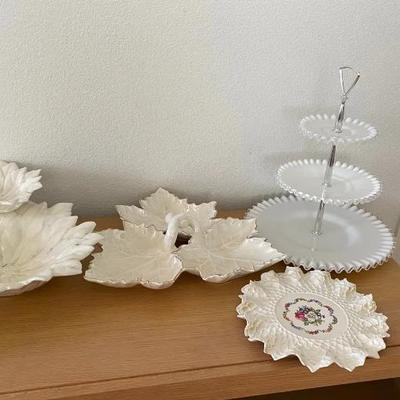 HKF194 Assortment Of 6 Plates And 3 Serving Dishes 