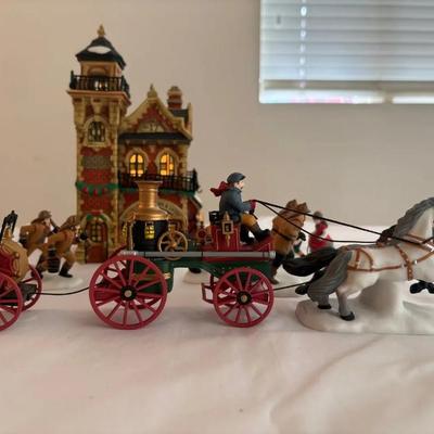 HKF244 Heritage Village Ashwick Lane Hose And Ladder House And The Fire Brigade Of London Town