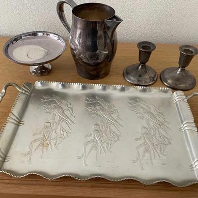 HKF144 - Four Silver-Plated/Aluminum Classic Pieces