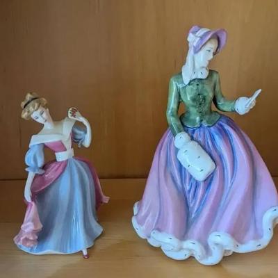 HKF051- Royal Doulton Figures "Amy," And "Specially For You"
