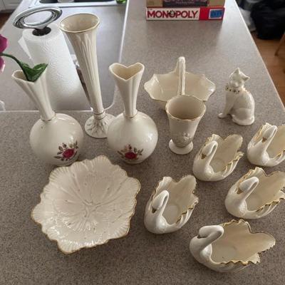 HKF026 - Vintage Lenox Porcelain Decorative Items 