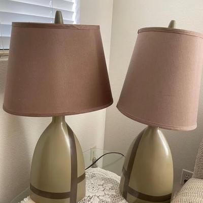 HKF036 - Pair Of Mia Ashley Table Lamps