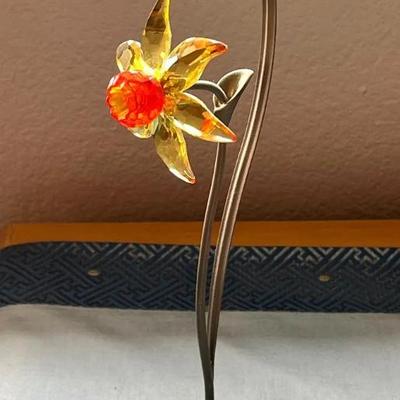 HKF269- Swarovski Crystal Collectible- “Dacali Paradise Flower” 