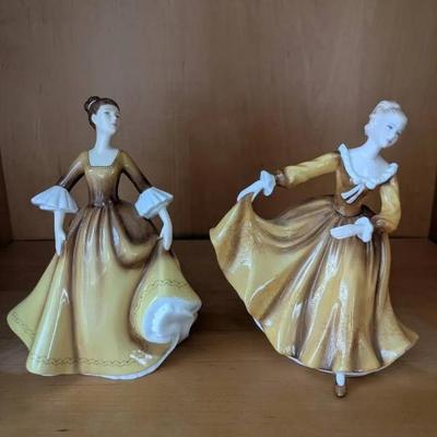 HKF133- Royal Doulton Figurines "Kirsty" And "Stephanie"