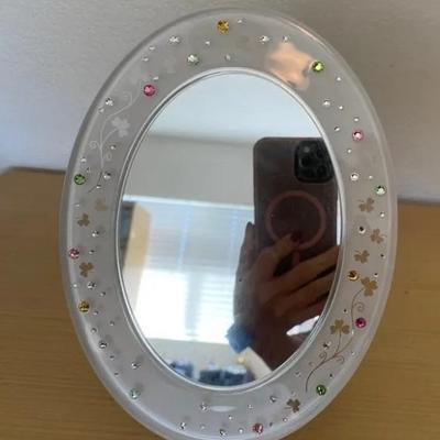 HKF345 - Swarovski Crystal Collectibles Vanity Mirror 