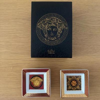 HKF166 - Medusa Versace by Rosenthal Porcelain Soy Sauce Dishes