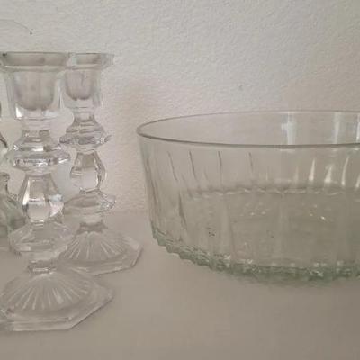 HKF155- Crystal Bowl & Decor