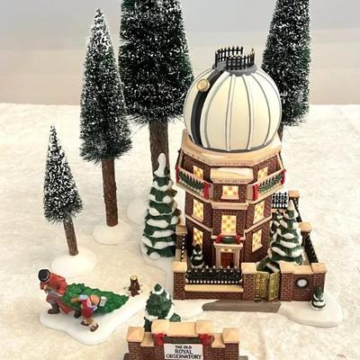 HKF263- Vintage Heritage Village Historic Observatory Scene!