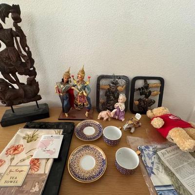 HKF162 - Multi lot of Thai porcelain & goods 