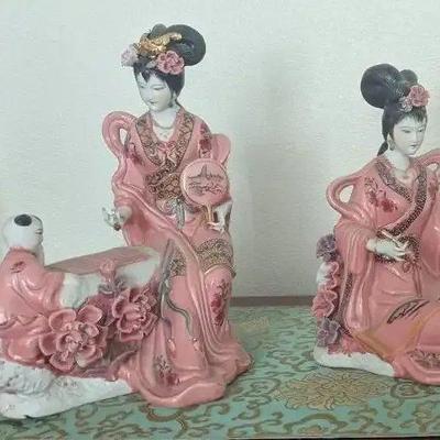 HKF005- Pink Japanese Geisha 4 Set 