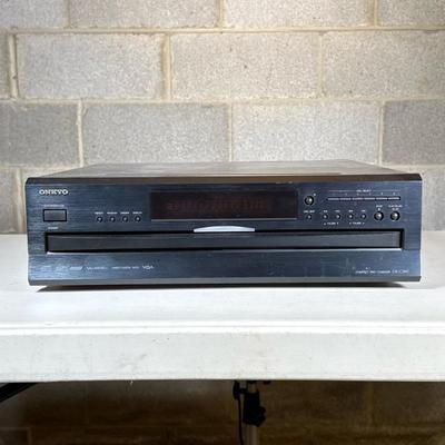 Onkyo DX-C390 | Multi Disc player. Dimensions: h. 5.5 x w. 17 x d. 16.5 in
