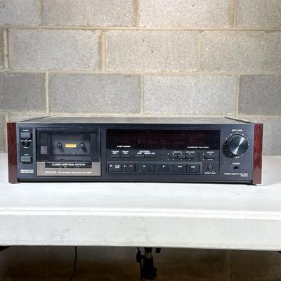 Denon Cassette Player DR-M44 | Dimensions: h. 4.5 x l. 18 x d. 11 in
