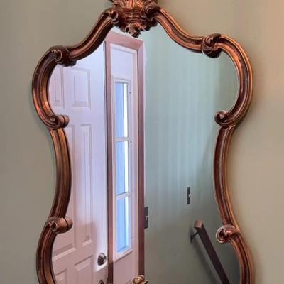 Gilt Style Wall Hanging Mirror 
