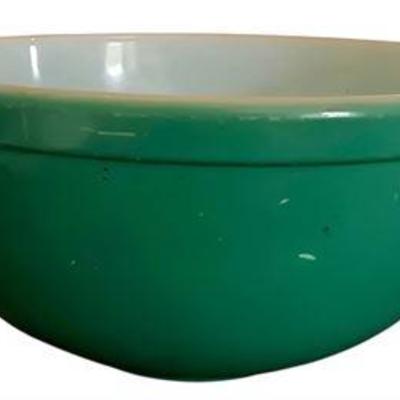 1950s Pyrex Mixing Bowl Green