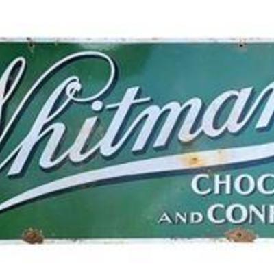 1920s Whitman's Choclates Sign