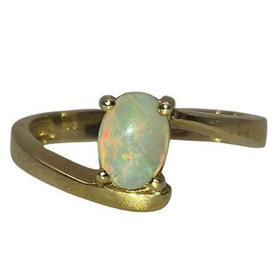 14K Yellow Gold Opal Ring