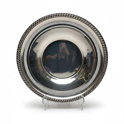 Pierced Sterling Silver Plate by Rogers