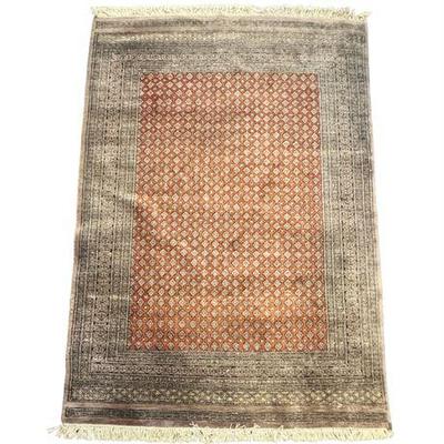 Persian Rug, Hand Knotted, Center Medallion
