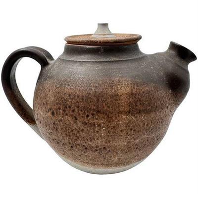 Stoneware Pottery Tea Pot, Signed