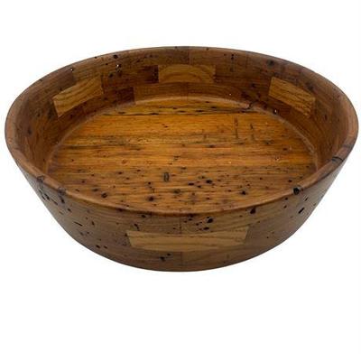 Wormy Wood Turned Fruit Bowl | MI artisan Wood turnings