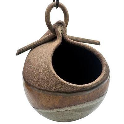 Studio Pottery Planter or Bird House