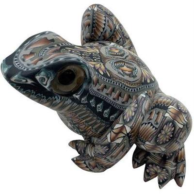 Little Fimo Frog, Artisan Signed