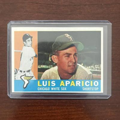 1960 Topps Baseball Card. Luis Aparicio - Chicago White Sox. Card #240