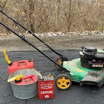 Weedeater Brand 22 Inch Push Lawnmower, Briggs & Stratton 500 Series Engine